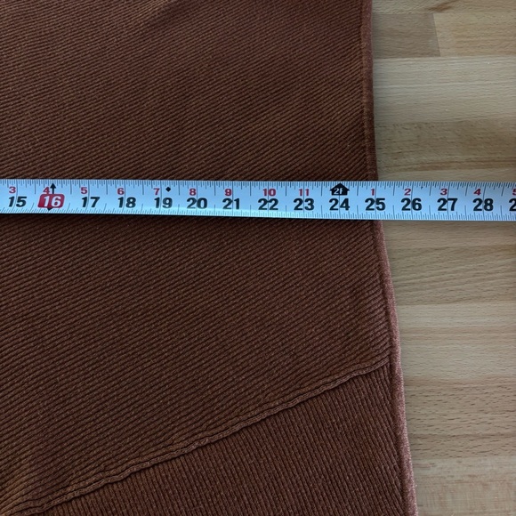 Anthropologie Vanessa Knit Honey Tan Poncho Sweater Women’s Medium Pullover Chic - Picture 9 of 9